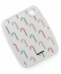 Art + Cook Slice & Chop Holiday Candy Cane Print 8" X 10" Cutting Board - Picture 1 of 1