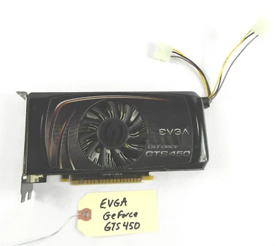 EVGA NVIDIA GeForce GTS450 Graphics Video Card 1GB 01G-P3-1452-TR D121 - Image 1 of 4