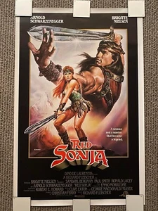 Red Sonja Original 27x41 US One Sheet Poster. Gerollt. Fast neuwertig. Schwarzenegger - Bild 1 von 1