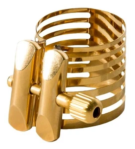 Rovner Platinum Gold Ligature, Alto Saxophone, Metal - Picture 1 of 1