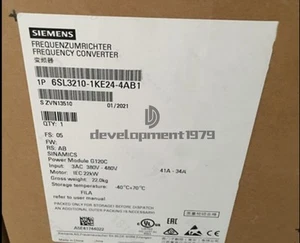 6SL3210-1KE24-4AB1 1PC NEU Siemens Inverter 6SL3210-1KE24-4AB1 - Bild 1 von 1