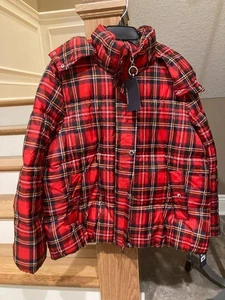 Tommy Hilfiger Neu mit Etikett Damengröße XL Schottenkaro Kapuze gefütterter Mantel LTD Edition - Bild 1 von 15