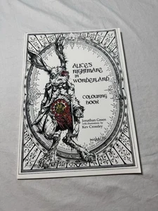 Alice's Nightmare in Wonderland Adult Coloring Book Jonathan Green, Kev Crossley - Picture 1 of 6