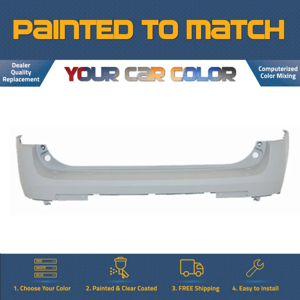For 2006-2009 PONTIAC TORRENT; Rear Bumper Cover; Upper Painted to Match Foto 1 de 1