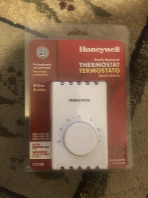 HONEYWELL Home CT410B1017 Non-Programmable Electric Heat Thermostat NEW - Image 1 of 2