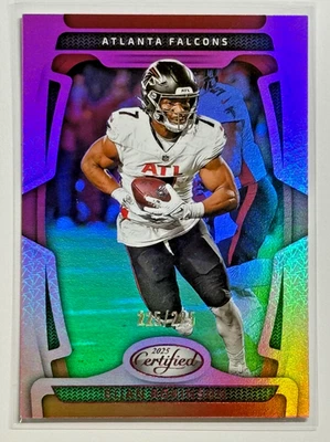 2025 Panini Certified Football #4 BIJAN ROBINSON 225/225 Bookend Mirror Pink - Image 1 of 2