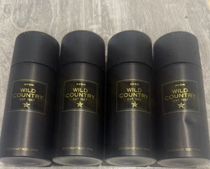 Avon Wild Country Deodorant Body Spray, 150ml, Pack of 4 - Picture 1 of 1