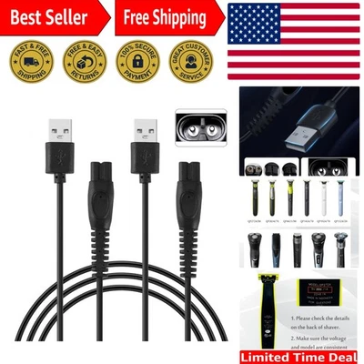 Philips OneBlade Compatible USB Charging Cable - 3.3FT TPE, Perfect Replacement - Image 1 of 4