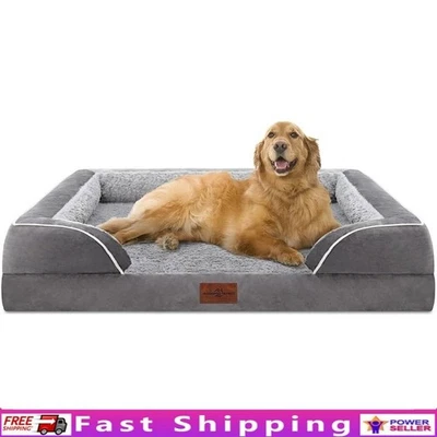 Cama ortopédica antiderrapante grande almofada impermeável máquina espuma lavável - Imagem 1 de 4