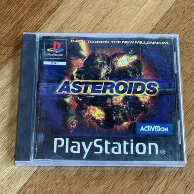 Asteroids PS1 Sony PlayStation Game With Manual No Case Art - Image 1 of 4