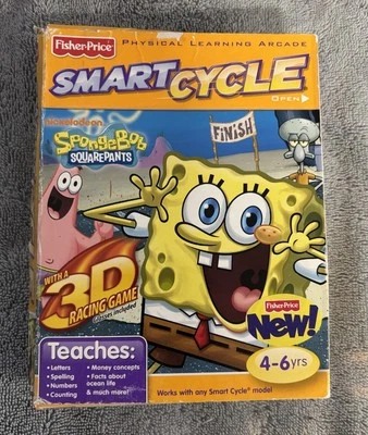 Fisher Price Smart Cycle Bob Esponja Pantalones Cuadrados Software/Juego - Nuevo Foto 1 de 2
