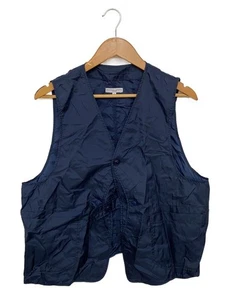 Mens Engineered Garments Engineered Garments Vest S Nylon NVY - Picture 1 of 4