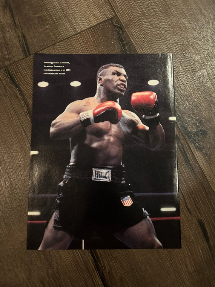 Iron Mike Tyson 8 x 11 Foto Pinup CAJA Campeón Peso Pesado Luchador Foto 1 de 1