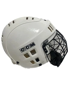 Vintage CCM HT1-L Black Hockey Helmet 7 - 7 5/8, 56-61 cm w/shield  Sr - Picture 1 of 7