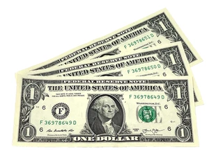 2013, U.S. $1 FEDERAL RESERVE NOTES, THREE (3) CONSECUTIVE NOTES, GEM (#S3) - Picture 1 of 7