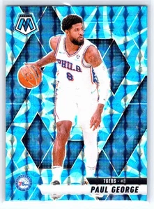 2024-25 Panini Mosaic #14 Paul George Reactive Blue Mosaic Philadelphia 76ers - Picture 1 of 2