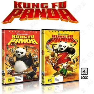 Kung Fu Panda 1 +Kung Fu Panda 2 : Animation Movie : Brand New Sealed 2 DVD set - Picture 1 of 4