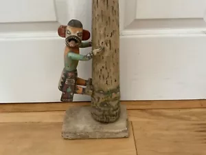 1940s Native American Indian Hopi Kachina 22” Tall Tourist Piece Route 66 - Picture 1 of 12