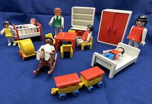 Vintage Playmobil #3290 Viktorianisches Herrenhaus Kinderspielzimmer Kindertagesstätte Kindergarten + - Bild 1 von 18