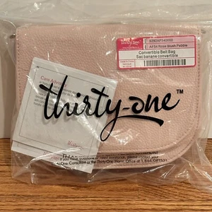 Thirty One 31, Covertible Belt Bag, Rose Blush Pebble, Convertible Belt Bag - Picture 1 of 5