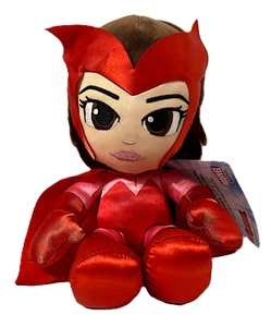 Marvel Comics Plush Scarlet Witch Wanda Maximoff Soft Doll 9” Stuffed Toy New - Picture 1 of 3