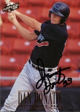 1996 Greensboro Bats DAN DONATO Signed Card autograph YANKEES RC