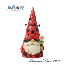 Jim Shore LADYBUG GNOME Spring Figurine Cute as a Bug 6010288 NEW 2022