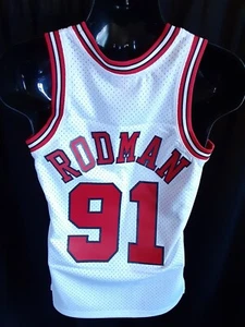 Chicago Bulls NBA Rodman #91 Men's Mitchell &Ness Swingman Jersey XSmall - Picture 1 of 6