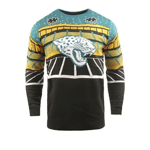 JACKSONVILLE JAGUARS NFL Men's Light Up Bluetooth Musical Ugly Sweater Cover