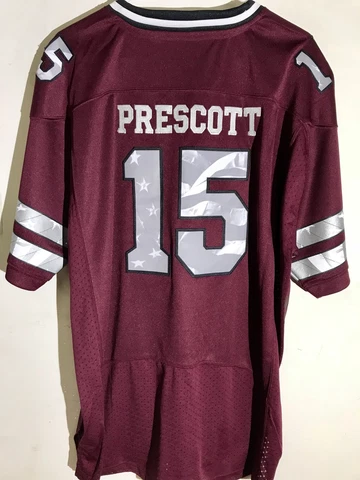 Adidas Premier Jersey Mississippi State Bulldogs Dak Prescott Burgundy SEWN sz S Cover