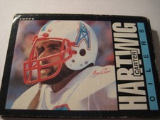 Topps Football Card #250 Houston Oilers Carter Hartwig