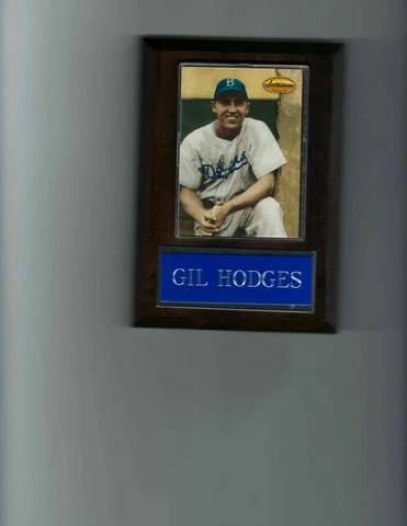 GIL HODGES PLAQUE BASEBALL BROOKLYN DODGERS MLB   C Cover