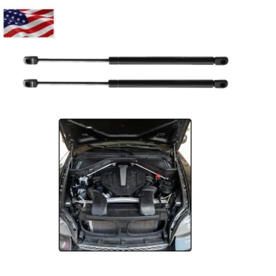 2x Amortiguador Soporte Elevador Capó Delantero Amortiguador Para BMW X5 E70 2007-2013 X6 2008-2014 Foto 1 de 4