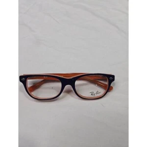 Ray-Ban Two-Tone Wayfarer Optical Frames Navy Blue & Orange Eyeglasses - Foto 1 di 7