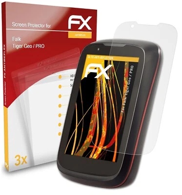 atFoliX 3x Film Protection d'écran pour Falk Tiger Geo / PRO mat&antichoc - Photo 1/4