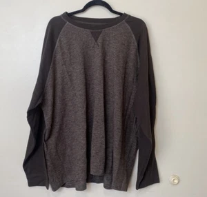 Eddie Bauer Herren Langarmshirt. Braun und Schwarz. XXXL. - Bild 1 von 5