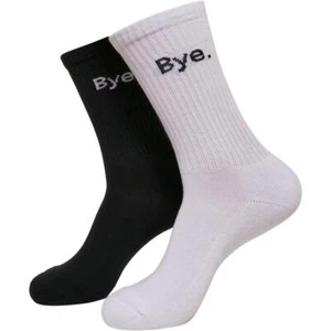 Mister Tee Hi - Bye Socks Shorts 2-Pack Socks Unisex Reinforced Heel - Picture 1 of 14