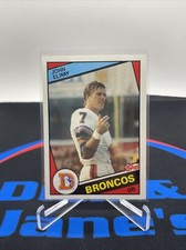 1984 Topps Football John Elway Rookie Card #63 Denver Broncos