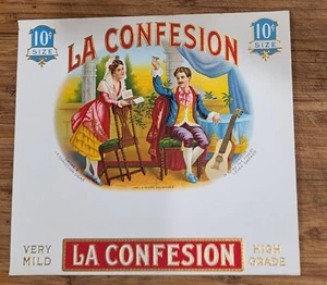 ADVERTISING Label Cigar Inner La Confesion - Bild 1 von 1