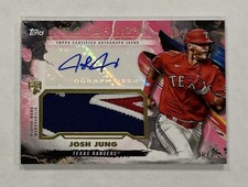 2023 Topps Inception Josh Jung Auto Patch Card #’d /75 🔥🔥