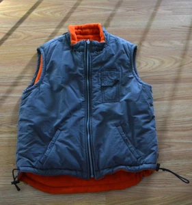 CODE BLUE REVERSIBLE GRAY & ORANGE VEST JACKET BOYS SZ 10-12 *GUC* - Picture 1 of 5