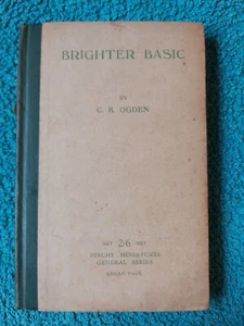 Heller Basic, C.K. Ogden, Psyche Miniatures Nr. 32, Kegan Paul, 1931 - Bild 1 von 16