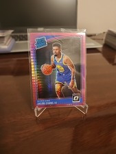 Jacob Evans III 2018-19 Panini Donruss Optic Rated Rookie Pink Hyper Warriors 