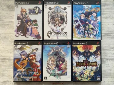 SONY PS2 Eternal Mana 1 2 & Ar Tonelico 1 2 & Phantom Brave & Kingdom from Japan - Image 1 of 4