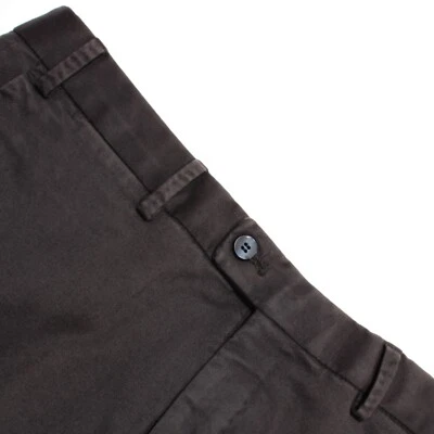 Hiltl новый с Ярлыками Chinos / повседневные брюки размер 35 США Dayne в твердый серый хлопок смесь - Изображение 1 из 4