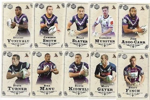 2018 NRL Special Edition Glory Melbourne STORM 10 Card Team Set - Bild 1 von 1