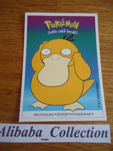 POKEMON dunkin boomer trading card sticker 2000 Carte # 54 PSYDUCK PSYKOKWAK - Picture 1 of 1