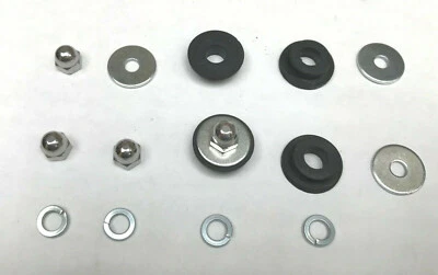 Amortiguador velocímetro YAMAHA XT500, tuerca, corona tuerca, arandelas, NOS 1E6-83526-60-00 Foto 1 de 4