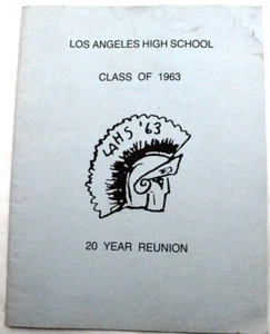 Libretto ricordo riunione 20 anni classe liceo Los Angeles 1963 - Foto 1 di 9