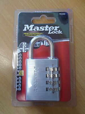 Master Lock 7640D Combination Padlock. • 7.50£